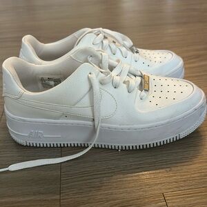 Nike Air Force 1 Sage Low Sneakers in White size 8.5
